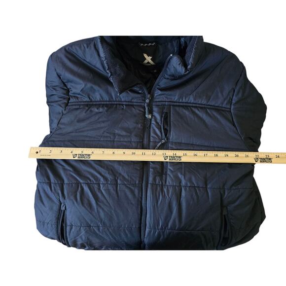 Zero Xposure Men's Lightweight Puffer Jacket Size M Zip Up 42" Chest 28" long - Picture 5 of 7